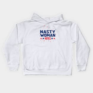 nasty woman votes Kids Hoodie